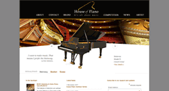 Desktop Screenshot of houseofpiano.com