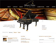 Tablet Screenshot of houseofpiano.com